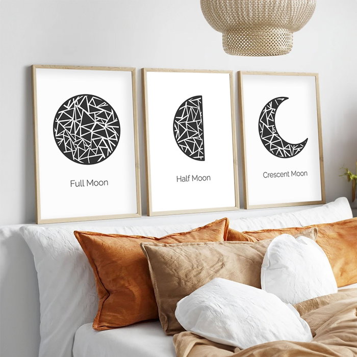Wallity Huhu225 Conjunto de 3 Cuadros Decorativos 20 x 30 cm